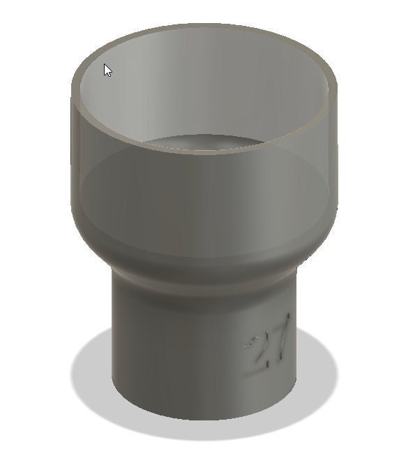 Ridgid Table Saw 2 1/4 inch to Festool/Ridgid/ShopVac/Craftsman Hose Adapter