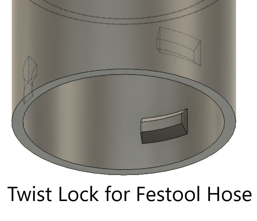 Dewalt Sander Dust/Vacuum Adapter (Airlock) for Festool,Ridgid,ShopVac,Craftsman